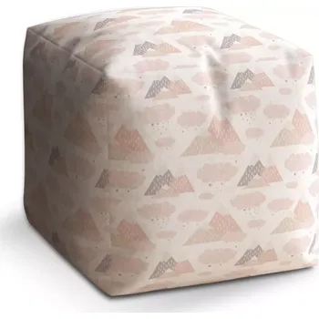 Taburet Taburet Kostka Dětské pyramidy: 40x40x40 cm - Sablio