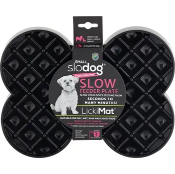 Miska pro psa LickiMat Zpomalovací Malá Miska Slodog Černá