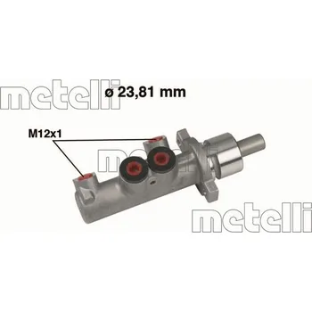 Brzdový válec Hlavní brzdový válec METELLI 05-0355