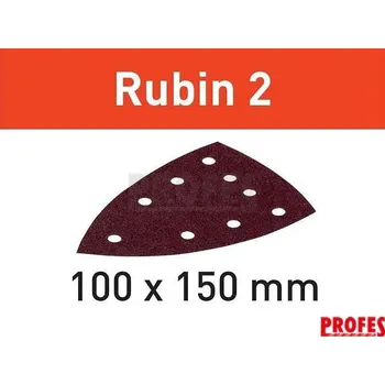 Brusný papír Festool 1x Brusný papír pro brusky Festool DTS 400, DTSC 400 a DS 400 (Festool Rubin 2 STF DELTA/9 P150 RU2/50) - zrnitost P150, 100x150mm, kód: 577576