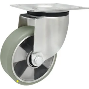Pojezdové kolečko Antistatické polyuretanové kolo v otočné vidlici 125 mm ZABI