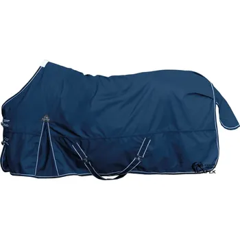 Deka pro koně Deka výběhová HKM -PREMIUM TEDDY- - Tmavě modrá - 125cm
