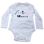 LK Baits body dlouhý rukáv Triatlon 9-12 měsíců růžový nápis