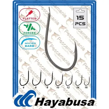 Rybářský háček HAYABUSA Háček Black Nickel vel. 16