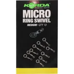 Korda obratlík s kroužkem Micro Ring Swivels medium 10ks