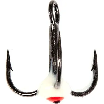 Rybářský háček Lucky John trojháček s korálkem vel.14 barva 01