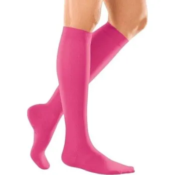 Dámské punčochy Lýtkové punčochy mediven elegance (II.KT)—Velikost 7, barva medi Magenta, délka krátká, se špicí