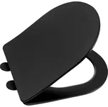 SAPHO PACO sedátko pro WC kombi, SLIM Soft Close, duroplast, černá (PCS1012B)