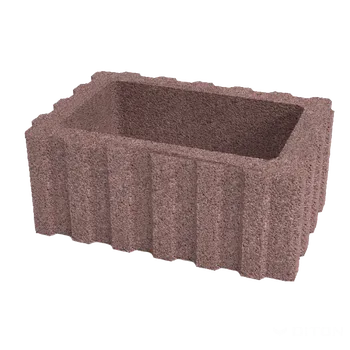 Venkovní dlažba DITON SVAHOVÁ TVAROVKA Quadra velká hnědá