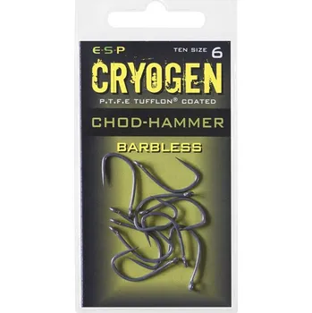 Rybářský háček ESP háčky bez protihrotu Chod-Hammer Cryogen Barbless vel.6