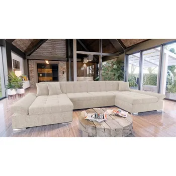 Obývací pokoj Rohová rozkládací pohovka Agata Premium, Potah: Magni 206.02 MIRJAN 5903211299544