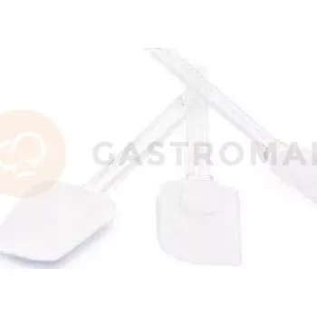 Stolní podložka Sada 3 silikonových špachtlí 245, 260, 255 mm, bílá barva | SILIKOMART, ACC 029 Spatole