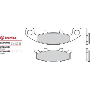 Motodíl Přední brzdové destičky Brembo Kawasaki 600 GPZ 1994 - směs 33