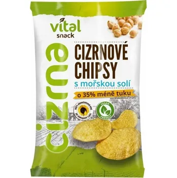 Chips Vital Snack BIO Cizrnové chipsy s mořskou solí 65 g