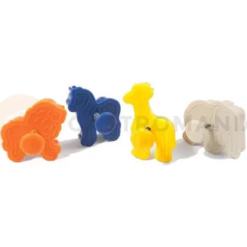 Výroba svíčky Sada 4 vykrajovátek - CUTTER ANIMALS, 47x45x18 mm | SILIKOMART, Baby Cutter