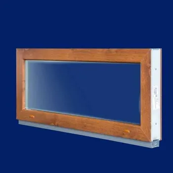Okno Fixní okno zlatý dub 150x65 cm (1500x650 mm)
