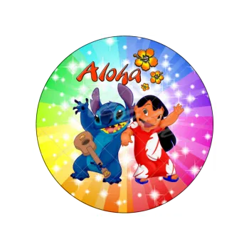 Jedlá dekorace na dort LILO A STITCH aloha, VARIANTA Jedlý papír 1268
