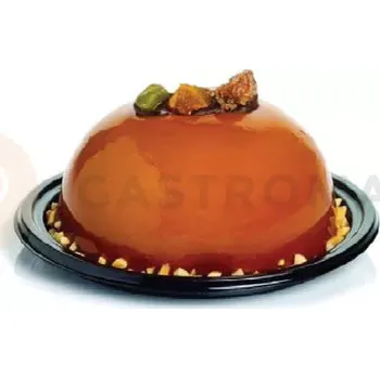 Výroba svíčky Sada černých tácků pro uchovávání moučníků, sušenek, dezertů a pralinek - 100 ks, 100 mm | SILIKOMART, Small Tray Round