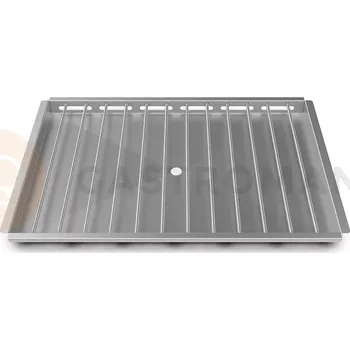 Postelový rošt Ocelový rošt se sběrnou nádobou na tuk GN 1/1 | UNOX, POLLO.GRILL