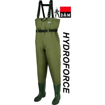 Rybářské oblečení DAM brodící kalhoty Hydroforce Nylon Taslan Chestwader