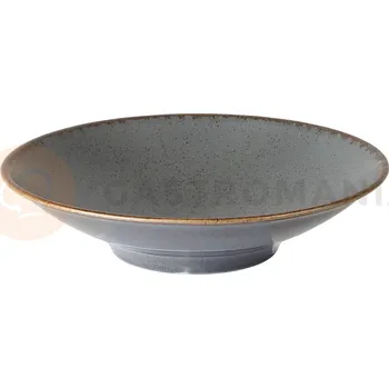 Talíř Talíř z porcelánu footed, Ø 28 cm, šedý | PORLAND, Seasons Stone