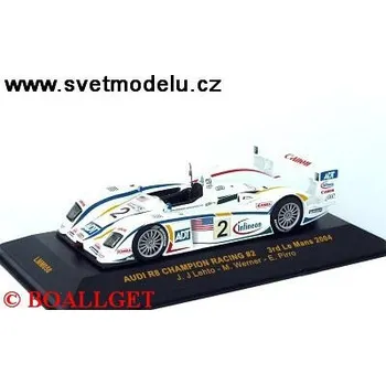 autíčko IXO Models Audi R8 #2 Champion Racing J.J.Lehto-M.Werner-E.Pi 058