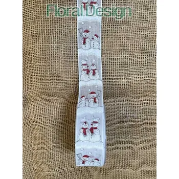 Stuha Stuha 40mm x 15m sněhulák bílá