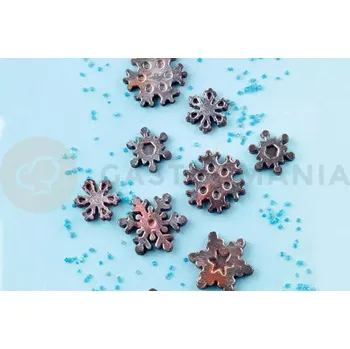 Kuchyňská sůl Forma na čokoládu a pralinky - sněhové vločky, 25-35 mm, 29 ml - SCG40 Choco Frozen | SILIKOMART, EasyChoc