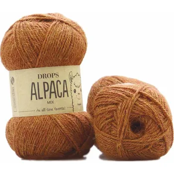 Příze Drops Alpaca MIX 9025 lískový oříšek