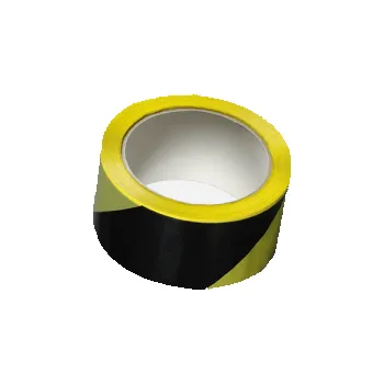 Den Braven - Lepicí páska výstražná, 50 mm x 66 m, černo žlutá, pravá B714RL