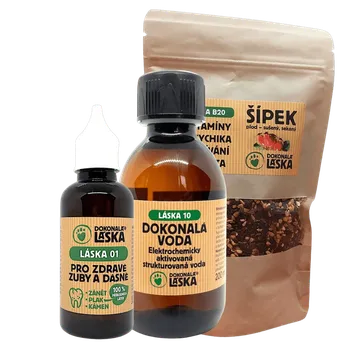 Péče o psí chrup Dokonalá Láska Zvýhodněný balíček ZUBY A DÁSNĚ - Kompletní péče L