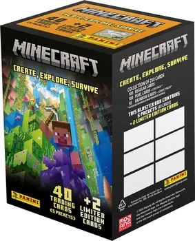 Sběratelská karetní hra Panini Minecraft 3 Blaster Box 40+2 ks