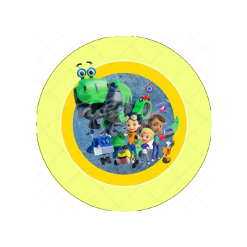 Jedlá dekorace na dort RUSTY RIVETS 4, VARIANTA Jedlý papír 107