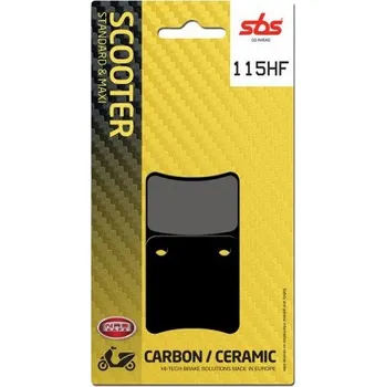 Brzda pro motocykl Přední brzdové destičky SBS Cagiva 50 City 1992 - 1994 směs HF