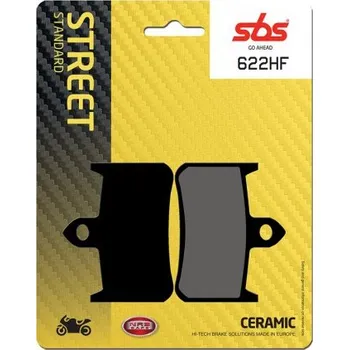 Brzda pro motocykl Přední brzdové destičky SBS Honda NS 250 1989 směs HF