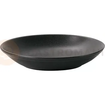 Talíř Talíř z porcelánu coupe, Ø 26 cm, černý | PORLAND, Seasons Coal