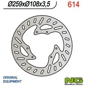 Brzda pro motocykl Přední brzdový kotouč NG Derbi 50 SENDA R X-TREME 2000 - 2001