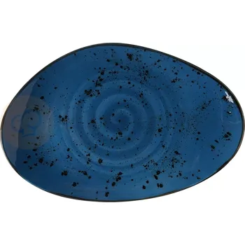 Talíř Talíř z porcelánu, 35x21 cm, modrý | FINE DINE, Kolory Ziemi Iris