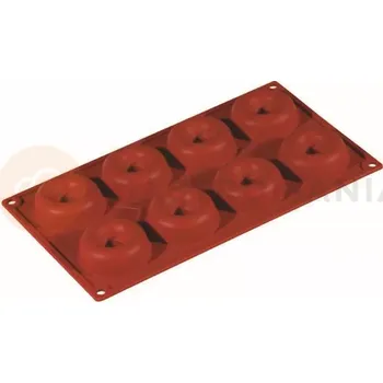 Kuchyňská sůl Silikonová forma Formaflex na monoporce - 300x175 mm, 8 ks x 65x21 mm, 49 ml - FR010 | PAVONI, Savarin