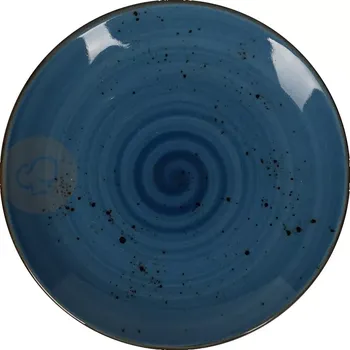 Talíř Plytký talíř z porcelánu, Ø 19 cm, modrý | FINE DINE, Kolory Ziemi Iris