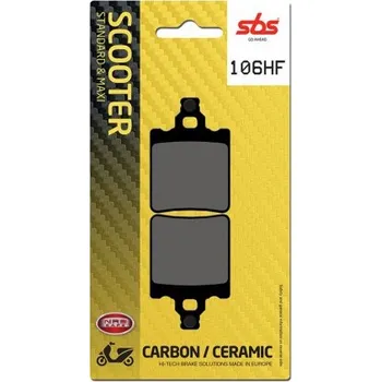 Brzda pro motocykl Zadní brzdové destičky SBS Aprilia RX 50 Racing 2004 - 2006 směs HF