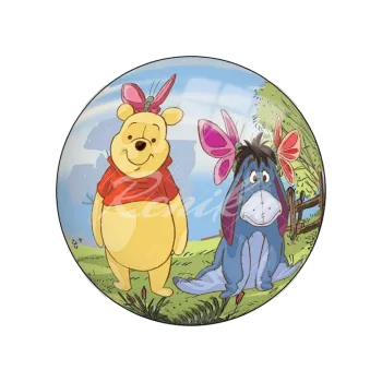 Jedlá dekorace na dort MEDVÍDEK PÚ a oslík, VARIANTA Jedlý papír 140