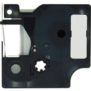 Pásek do tiskárny Kompatibilní páska s Dymo 1805432, 24mm x 5, 5m bílý tisk / černý podklad, vinyl