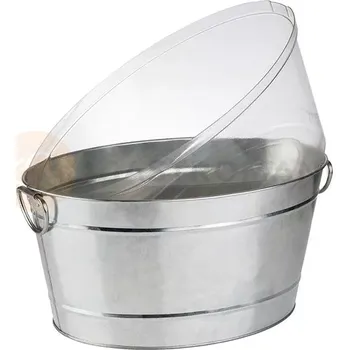 Nádoba na moč Chladící nádoba na alkohol Ø 50 cm, chrom | APS, Tin