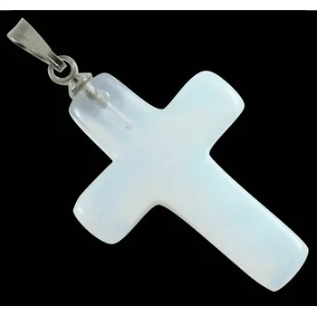 Přívěsek Milujeme Kameny Opalit - přívěsek křížek 52858