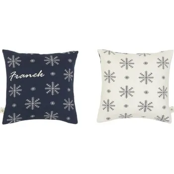 Povlak na polštářek mimmo.cz Povlak na polštář se jménem vzor Vločky, 40 x 40 cm