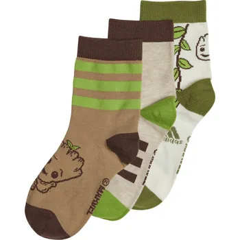 Pánské ponožky Dětské vysoké bavlněné ponožky adidas LK MRVL IAG 3PP K IU4851 - S | UK 11 | US 11,5