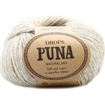 Příze Drops Puna MIX 07 světle šedá