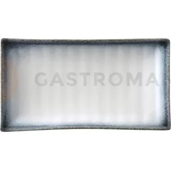 Obdelníkový servírovací talíř z kameniny, 27,2x15 cm | FINE DINE, Silk