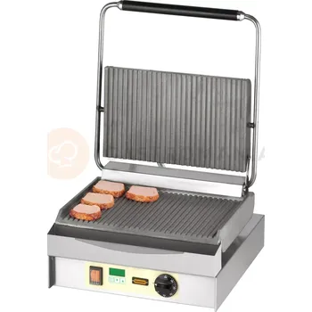 Barová židle Kontaktní grill, vroubkované desky 3,4kW | NEUMARKER, Chopper Grill